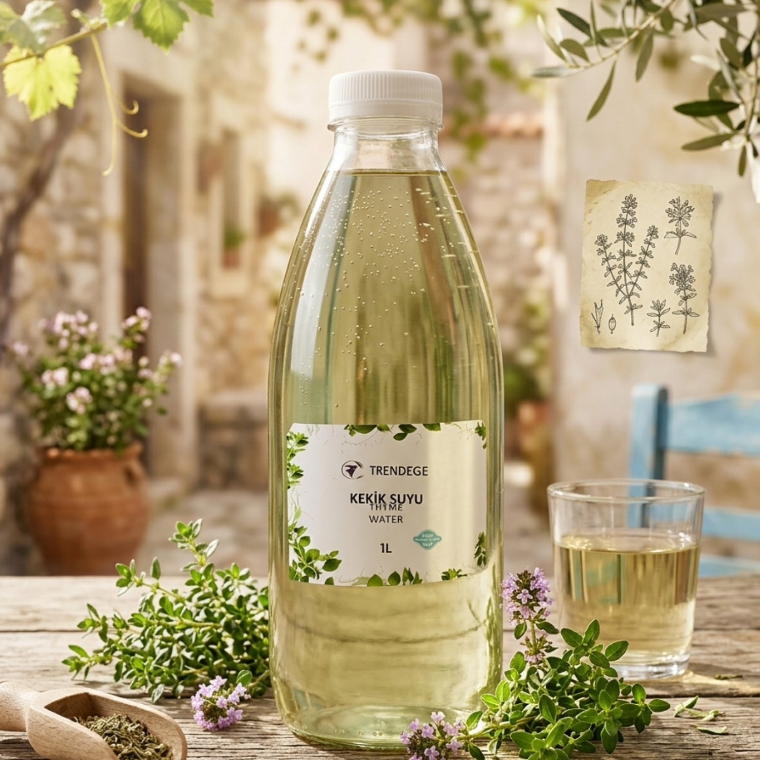TRENDEGE KEKİK SUYU 1 (ADET) (Thyme Water) 1 Litre
